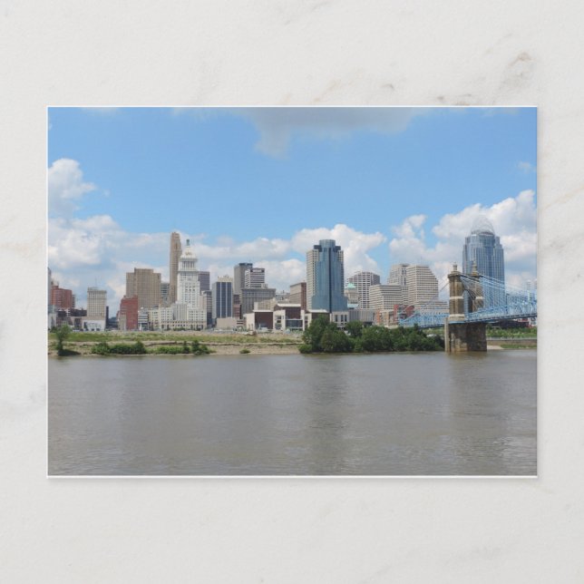 Cincinnati skyline vykort (Framsida)
