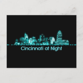 Cincinnati Skyline Vykort