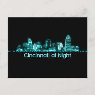 Cincinnati Skyline Vykort