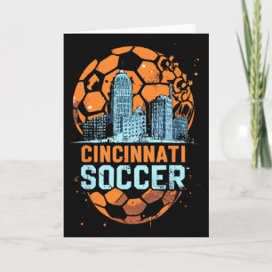 Cincinnati Soccer City Siluett Cool Cincy 513 Kort