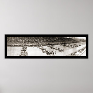 Cincinnati speedwayfoto 1916 poster