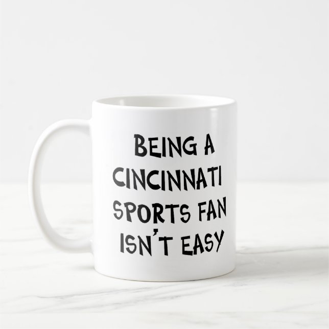 Cincinnati sport fan, att vara kaffemugg (Vänster)