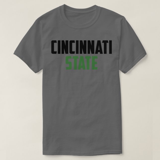 Cincinnati State Technical and Community College I T Shirt (Design framsida)