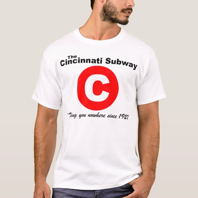 Cincinnati tunnelbananT-tröja (vit) T-shirt (Framsida)