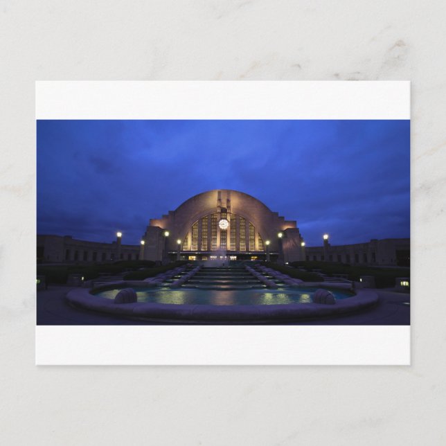 Cincinnati Union Terminal Vykort (Framsida)