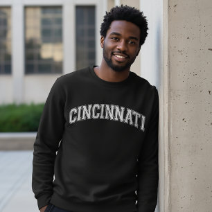 CINCINNATI University-stil Amerikansk Högskola Lång Ärmad Tröja