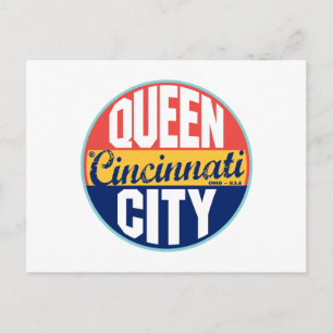 Cincinnati Vintage Label Vykort