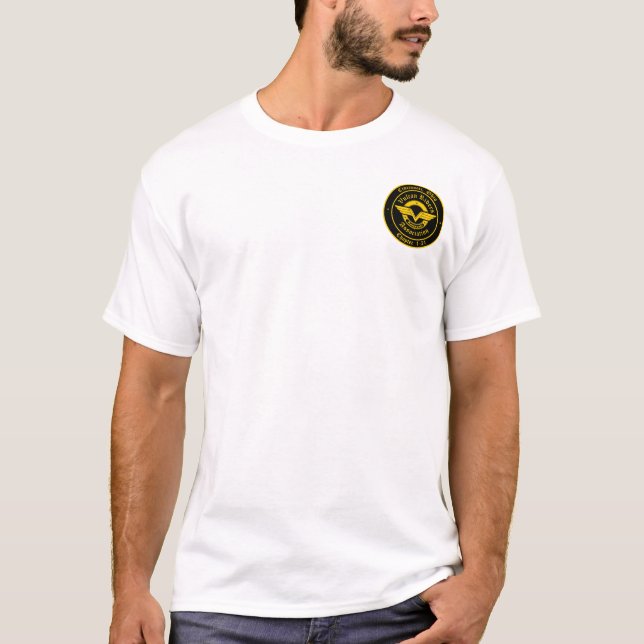 Cincinnati Vulcan ryttare plattar till T-shirt (Framsida)
