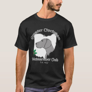 Cincinnati Weimaraner Klubb (på en mörk shirt) T Shirt