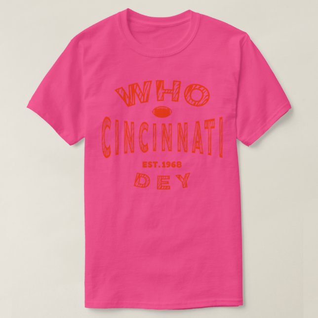 Cincinnati WHO Dey Remix 1968 T Shirt (Design framsida)