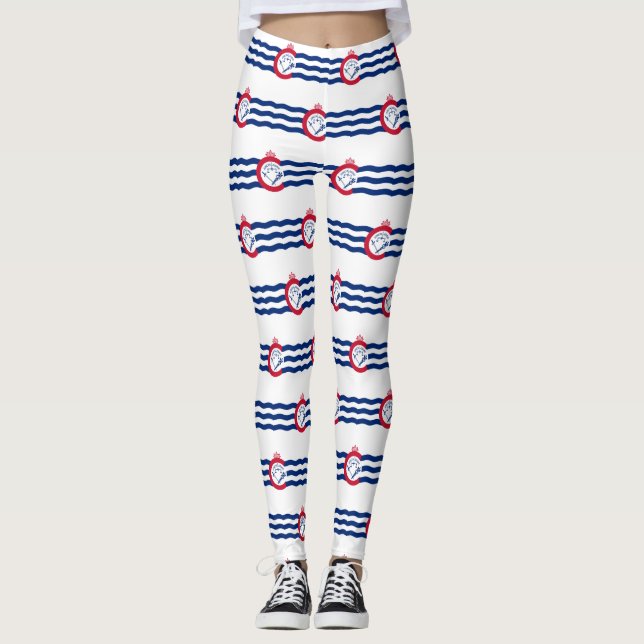 Cincinnatis, Ohios flagga Leggings (Framsida)