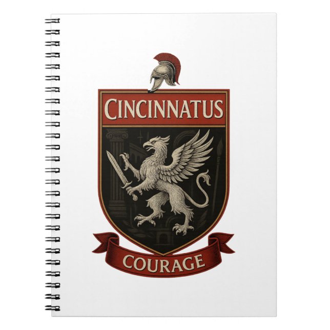 Cincinnatus anteckningsbok (Framsidan)