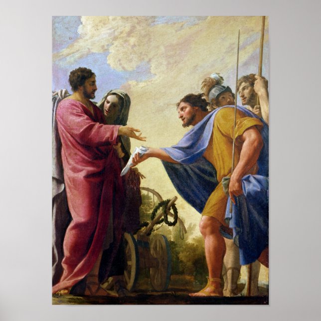 Cincinnatus återvänder till sin låga poster (Framsidan)