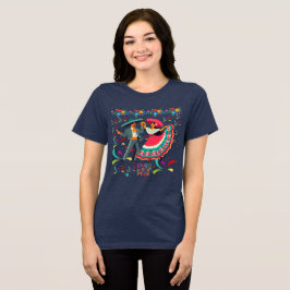 Cinco colorwave djupnav blå t shirt