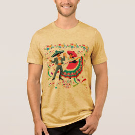 Cinco colorwave mustard t shirt