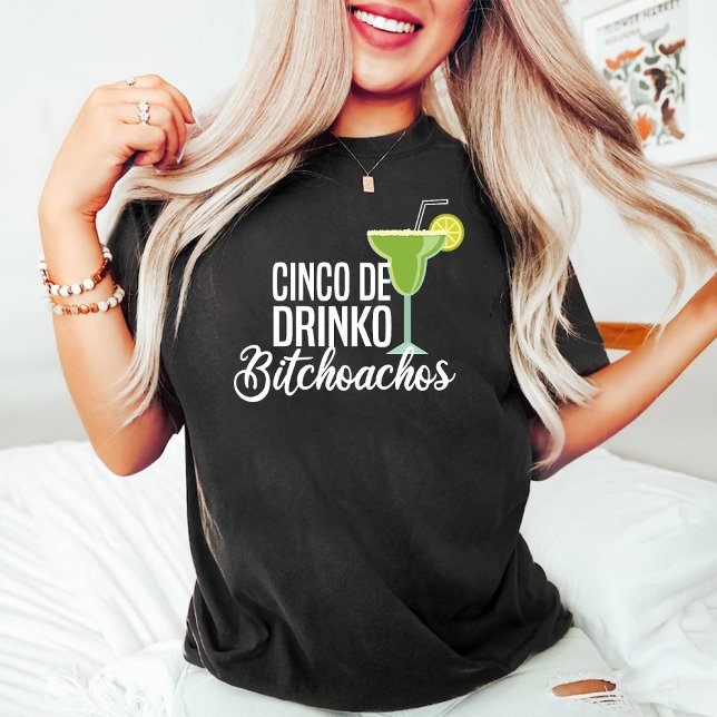 Cinco de Drinko Bitchachos | Funny Cinco De Mayo T Shirt (Cinco de Drinko Bitchachos | Funny Cinco De Mayo T-Shirt)