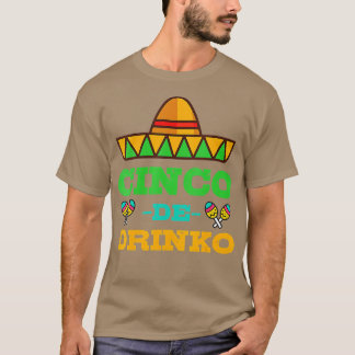 Cinco De Drinko Cinco De Mayo Funny Mexikanska Par T Shirt