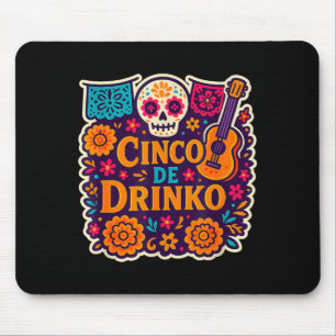 Cinco de drinko fiesta cinco de mayo månads fiesta musmatta