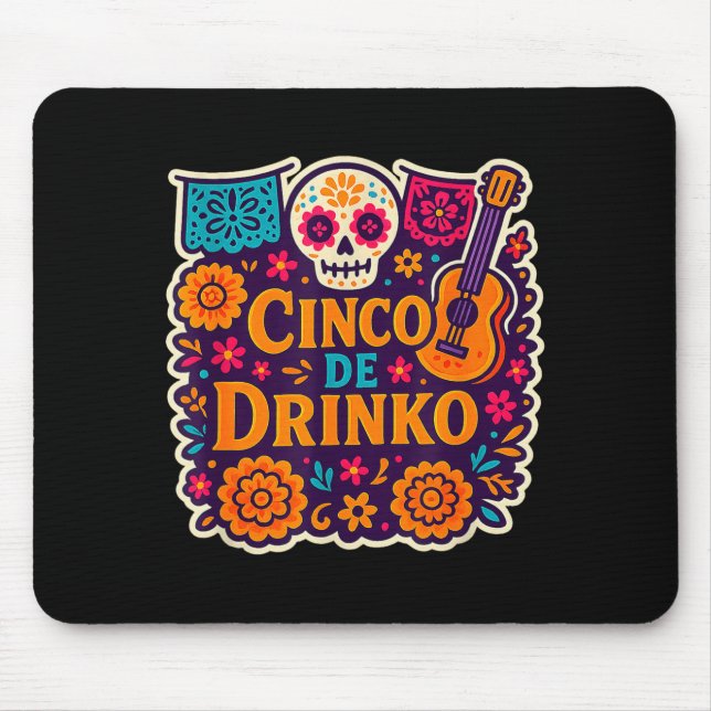 Cinco de drinko fiesta cinco de mayo månads fiesta musmatta (Framsidan)