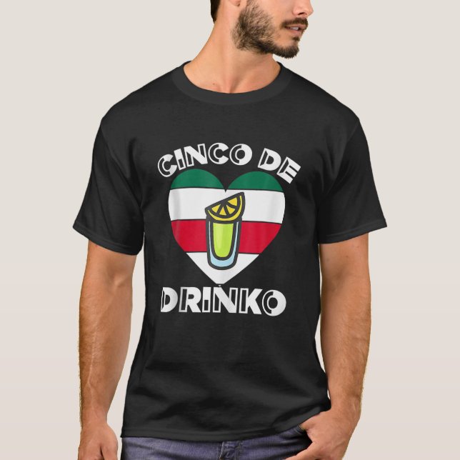 Cinco De Drinko Women Bartender De Mayo Tequila Lo T Shirt (Framsida)