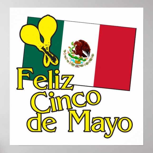 Cinco de Flagga Poster (Framsidan)