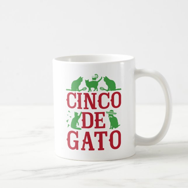 Cinco De Gato Kaffemugg (Höger)