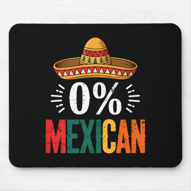 Cinco de mayo 0% mexikansk rolig sombrero fiestaCi Musmatta (Framsidan)