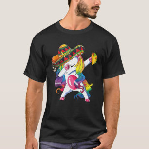 Cinco De Mayo 2022 Dabbing Unicorn Taco Holder Mex T Shirt