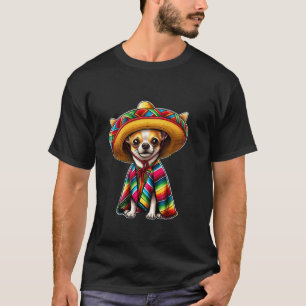 Cinco De mayo 2025 Chihuahua hund Älskare Sombrero T Shirt