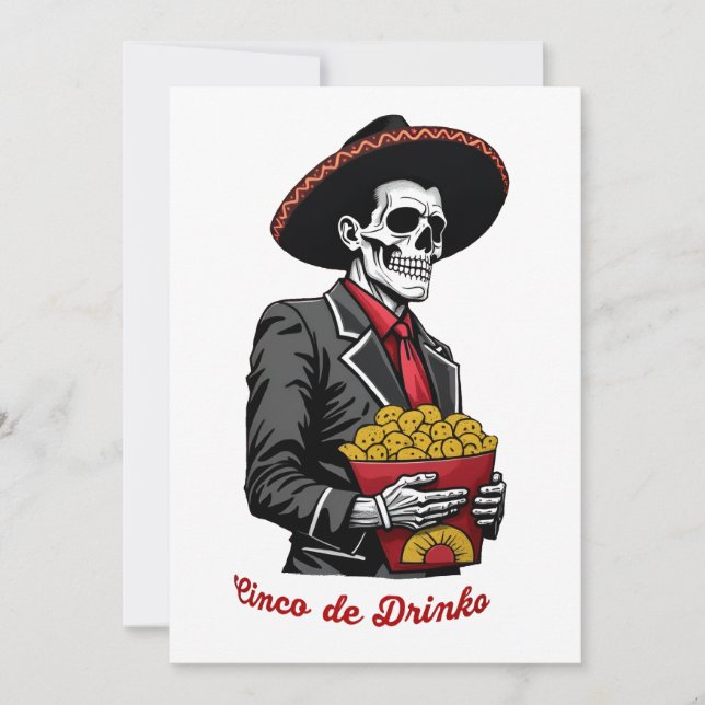 Cinco de Mayo 2025 Inbjudningar (Framsida)