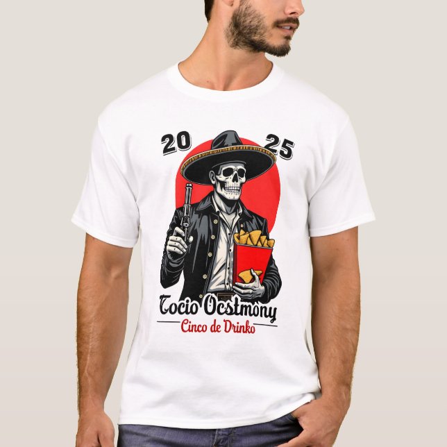 Cinco de Mayo 2025 Pride: Bära Viva Mexiko! T Shirt (Framsida)