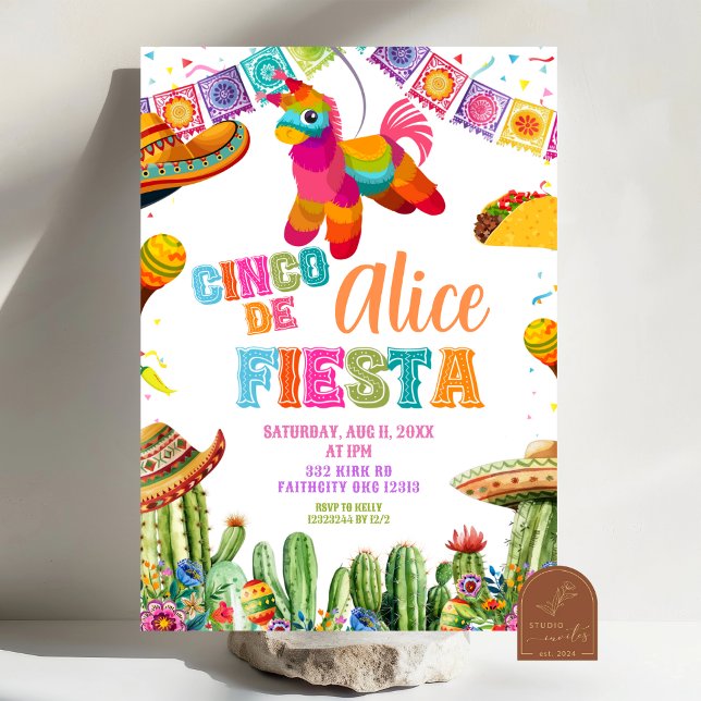 Cinco de Mayo 5:e födelsedagsfest Inbjudningar (Skapare uppladdad)