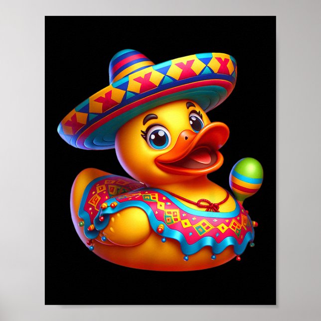 Cinco De Mayo Anka Mexican Sombrero Fiesta Party Poster (Framsidan)