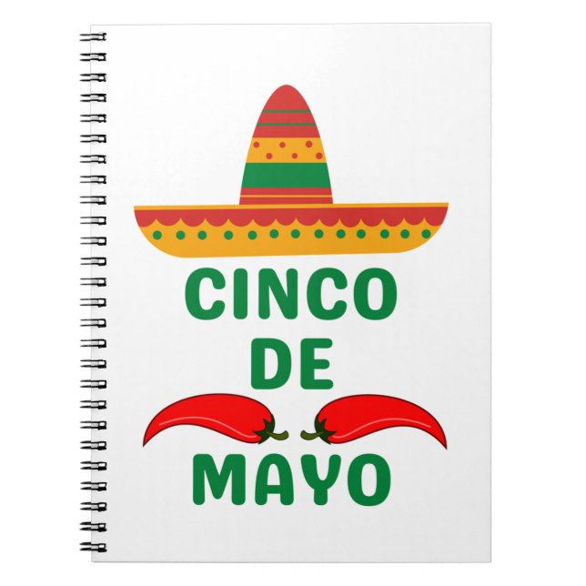 Cinco De Mayo Anteckningsbok (Framsidan)