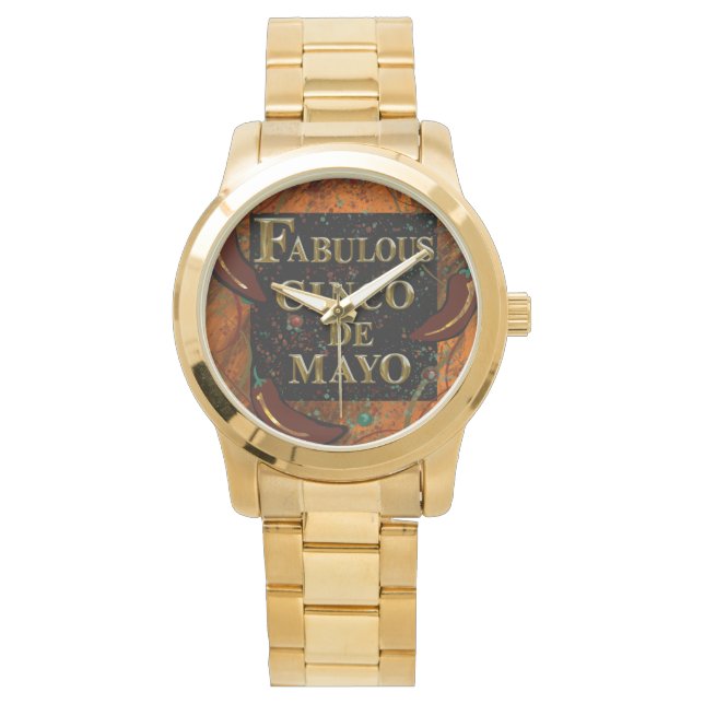 Cinco de Mayo  Armbandsur (Framsida)