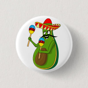 Cinco de Mayo Avocado Humor Maracas Sombrero Knapp