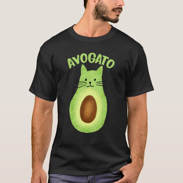 Cinco De Mayo  Avocado Mexico Meow Avogato Cat Cut T Shirt (Framsida)
