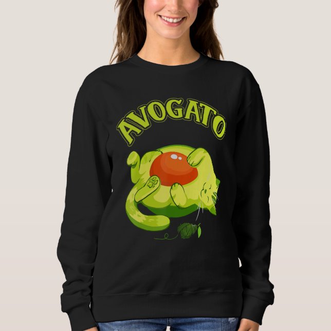 Cinco De Mayo   Avocado Mexico Meow Avogato Cat T Shirt (Framsida)