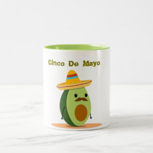 Cinco De Mayo Avokado Två-Tonad Mugg