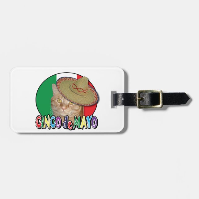 Cinco de Mayo Bagagebricka (Horisontell Framsida)