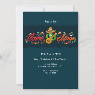 Cinco De Mayo-banner Inbjudningar