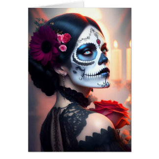 Cinco de Mayo Beauty med Ro Birthday Card Art Hälsningskort