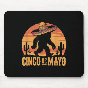 Cinco De Mayo Bigfoot Sombrero Desert Sunset Musmatta