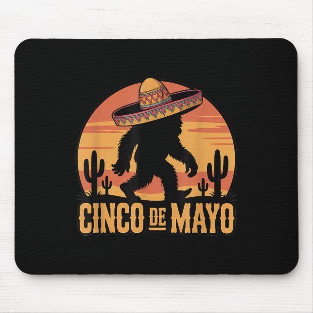 Cinco De Mayo Bigfoot Sombrero Desert Sunset Musmatta (Framsidan)