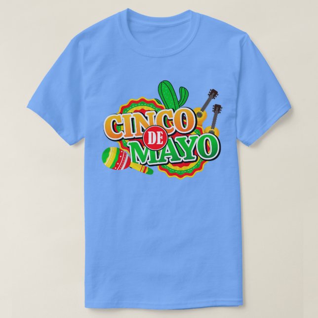 Cinco De Mayo Birthday Heliga Guacamole Mexican Fi T Shirt (Design framsida)