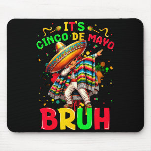 Cinco de mayo bror dabbing pojke mexikansk sombrer musmatta