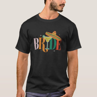 Cinco de Mayo Brud Margarita Spenarbröllopsfest M T Shirt