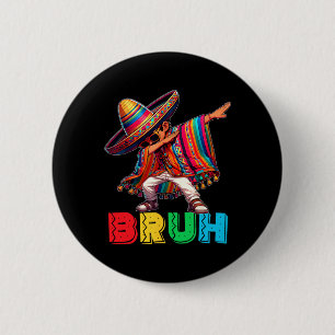 Cinco De Mayo Bruh Dabbing Mexican Boy Poncho Kids Knapp