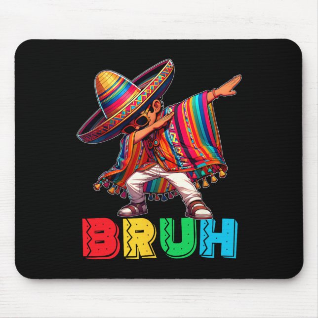 Cinco De Mayo Bruh Dabbing Mexican Boy Poncho Kids Musmatta (Framsidan)