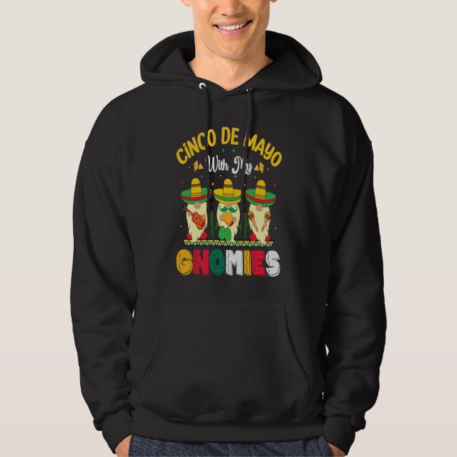 Cinco De Mayo, Buritos , Mexico Tacos and Avocado  Hoodie (Framsida)
